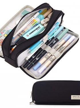 Large-capacity pen case, portable pen case, spacious storage