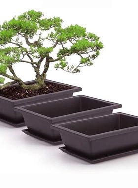 1PC Plastic Flower Pot Balcony Square Flower Pots Flower Bon