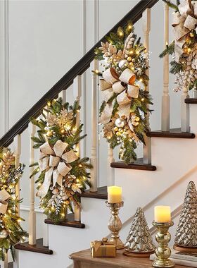 Christmas Wreath Garland - Festive Door Window Decoration