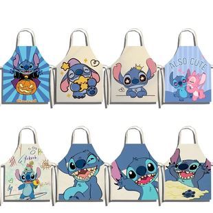 cartoon Star Baby Kawaii apron children dinin Stitch