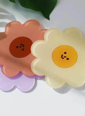 Flower Coasters Acrylic Waterproof Heat Insulation Anti slip