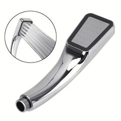 300 Holes Shower Head High Pressure Rainfall Water Saving Fl