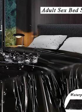 New Couple Game Waterproof Bed Sexy Sheet Waterproof PU Bed