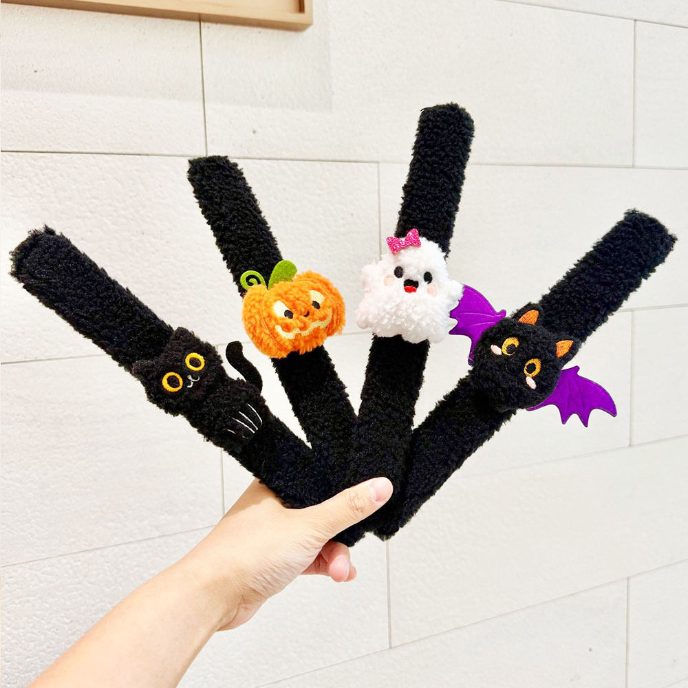 Halloween Pop Ring Plush Doll Bracelet Decorations Holiday P