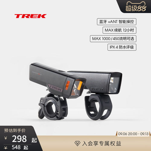 TREK崔克Commuter自行车前车灯