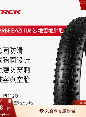 TREK崔克Bontrager Barbegazi耐磨山地雪地自行车胖胎真空胎外胎