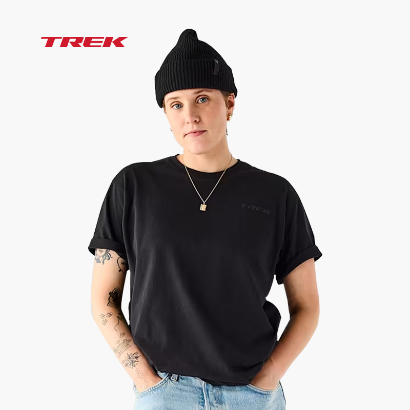 TREK崔克单色休闲男女短袖T恤