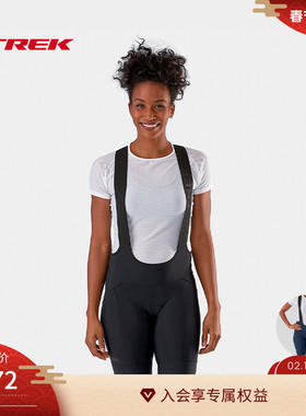TREK崔克Circuit女式轻薄透气舒适缓震防晒环保骑行背带短裤