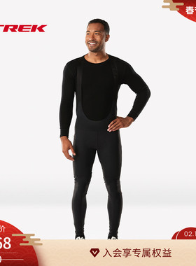 TREK崔克Circuit Thermal亲肤柔软保暖缓震舒适抓绒骑行背带裤