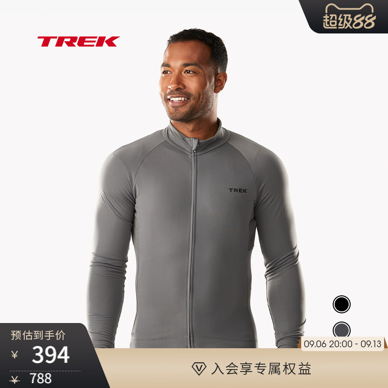 TREK崔克Circuit Thermal男式多功能弹力透气保暖抓绒长袖骑行服