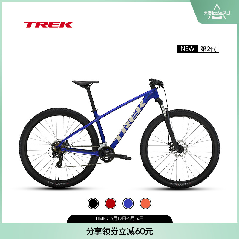 TREK崔克MARLIN 4轻量缓震碟刹14速越野山地自行车