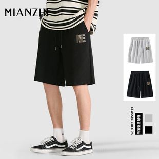 透气抽绳短裤 潮牌新款 街头时尚 港风五分休闲裤 2件 棉致男士 夏装
