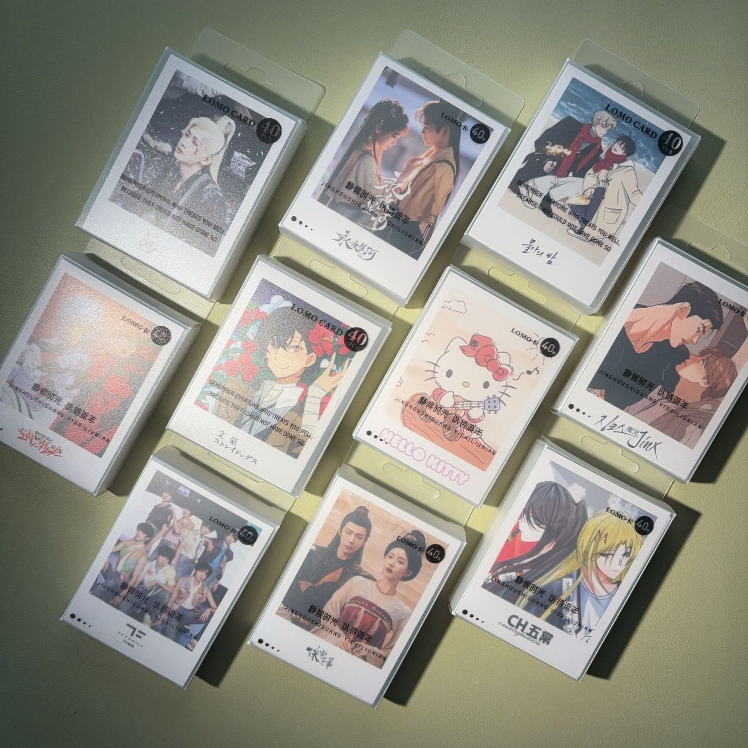 LOMO卡小卡拍立得卡片精美明星周边迷你明信卡片40张盒装不重复