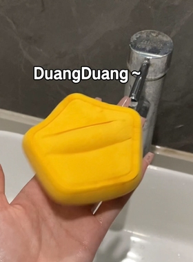 泡完水秒变黄色派大星！可爱五角气垫粉底粉扑美妆蛋超软不吃粉