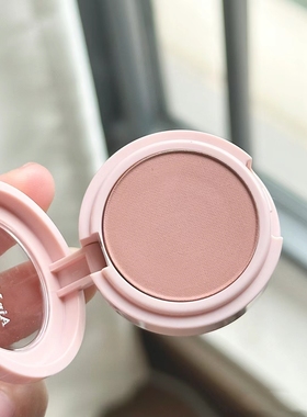 王霏霏真的好牛！韩国爱丽小屋单色眼影膏卧蚕br401灰粉色伪素颜