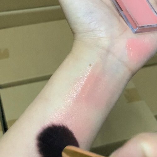 这个无花果腮红真的太温柔了！国货彩妆学生党彩妆腮红试色腮红