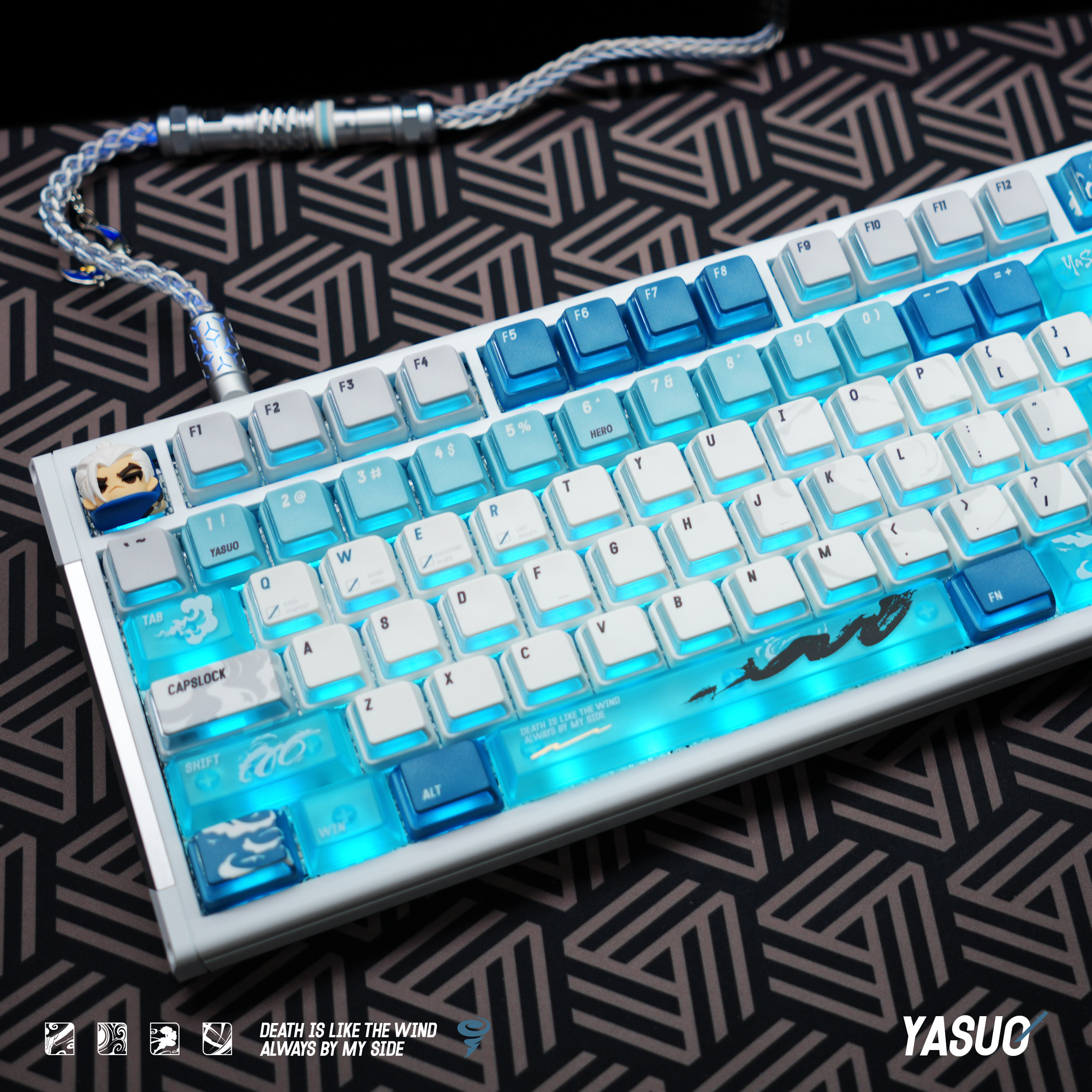 key ceberus 亚索键帽pbt 热升华 核动力侧透68机械磁轴键盘 透光,电脑硬件/显示器/电脑周边,键帽,淘宝优惠券,粉丝福利购,淘宝优惠卷