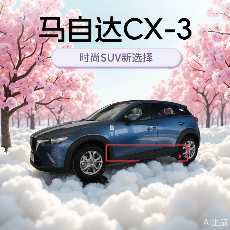 适用马自达CX3前车门下裙板防撞板不带电镀总成原厂D10E51RA0
