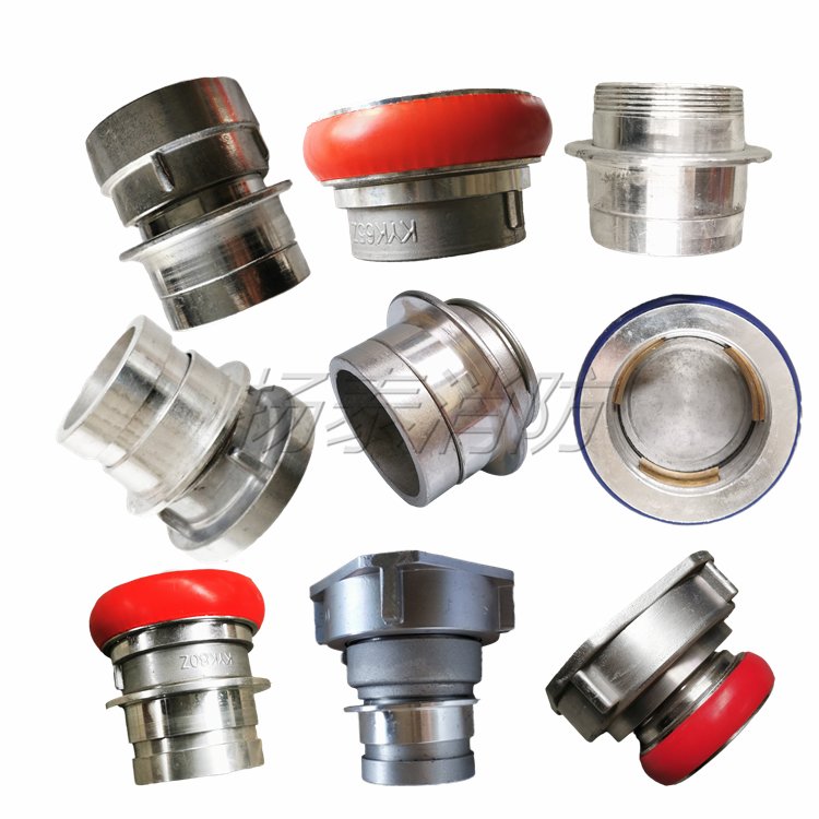 消防空管水带快速接口KMK90雄雌管牙闷盖转换接口消火栓KYKA90