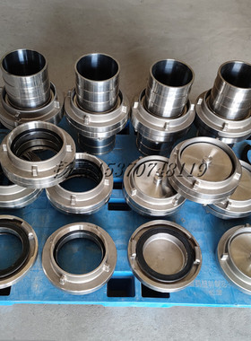 不锈钢消防车吸水管接口KDKYKM00125150内牙卡扣接口管牙闷盖堵头