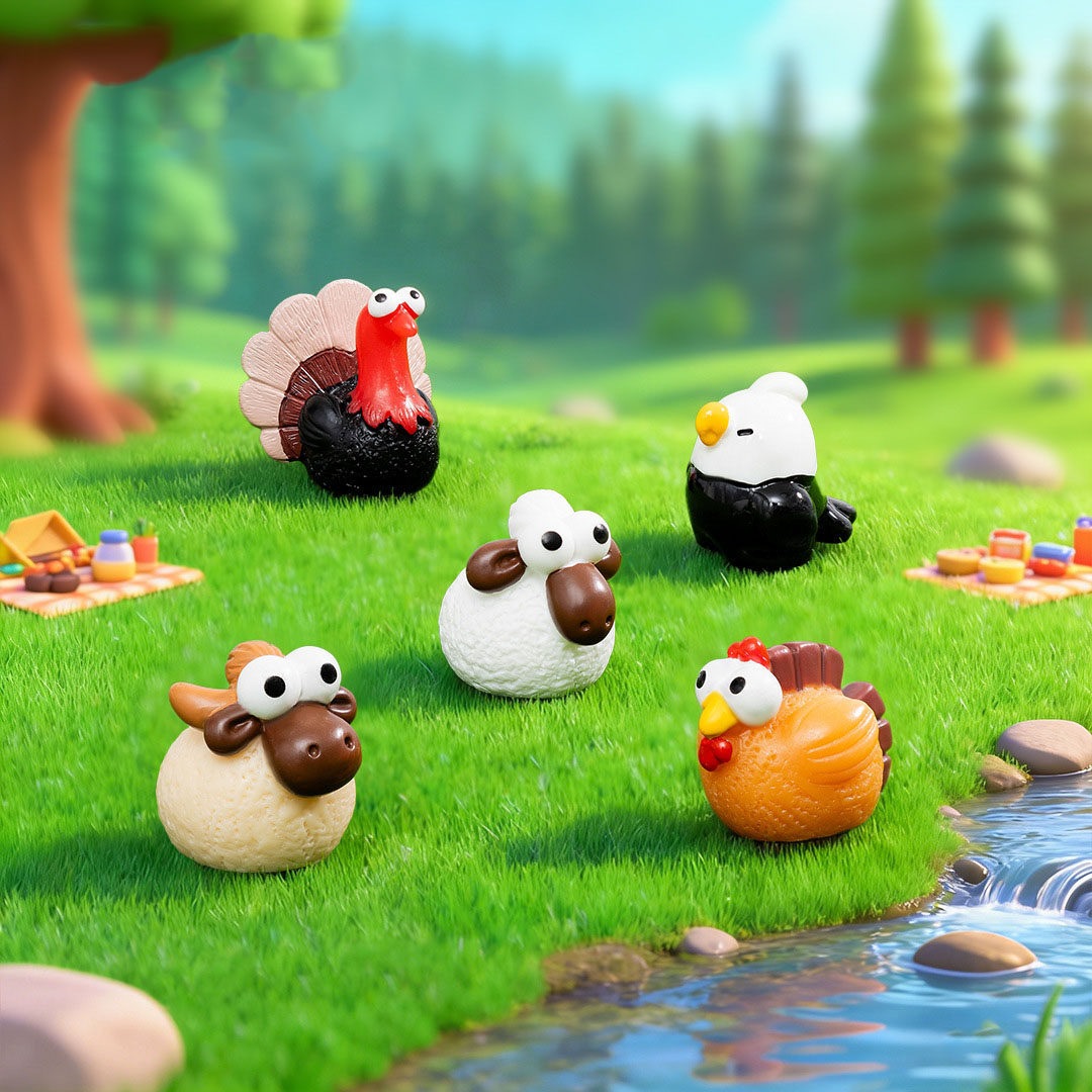 微景观创意可爱大眼睛火鸡小羊白头鹰动物 DIY装饰品迷你树脂摆件,家居饰品,装饰摆件,淘宝优惠券,粉丝福利购,淘宝优惠卷