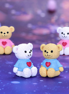 可爱风卡通动物系列塑料工艺品