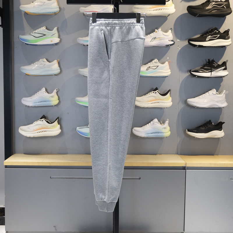 李宁束脚女子透气卫裤