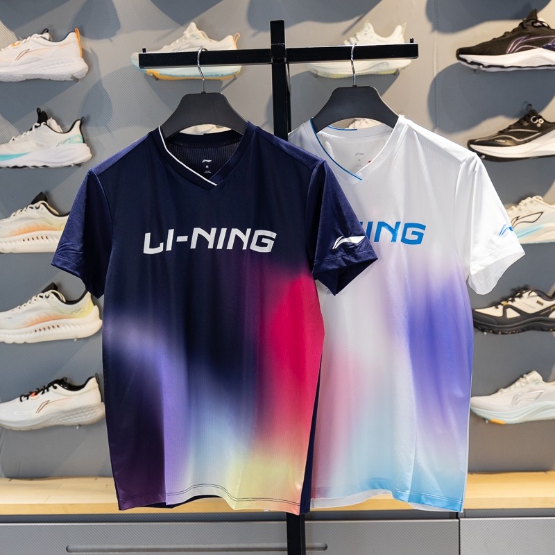 李宁羽毛球服俱乐部系列男子短袖T恤2025新款速干比赛上衣AAYV155,运动服/休闲服装,运动T恤,淘宝优惠券,粉丝福利购,淘宝优惠卷