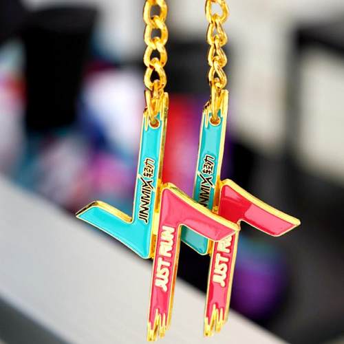 【功能级】JINNMIX轻力X标志挂件奖牌钥匙环简约双面标志合金