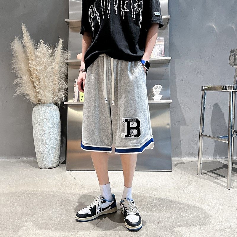 1404-2-2209-P45夏季休闲短裤简约百搭潮L,男装休闲裤,星座1404-3