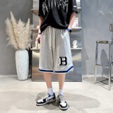1404-2-2209-P45夏季休闲短裤简约百搭潮L，男装休闲裤，星座1404-3