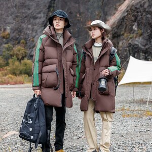 1404-2-D822—P308 高品质印花 90绒羽绒服潮流时尚简约休闲百搭1图片