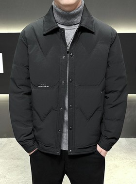 1404-2-AS205—P149 高品质印花 50绒棉衣潮流时尚简约休闲百搭1