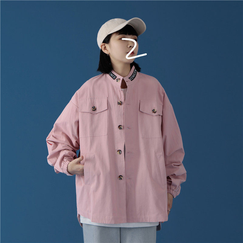 714-1男女外套新款日系休闲情侣外套夹克款精品h，男装夹克，星座1404-3