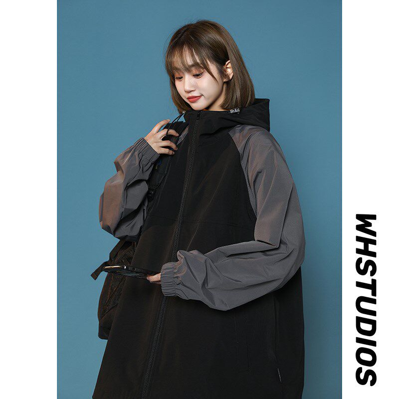 1404-1-9353-p85高品质棒球服冲锋衣  休闲夹克外套 百搭图片