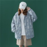 1404-3-S223-P63新款时尚青少年潮流宽松连帽防晒衣男女同款T，男装防晒衣，星座1404-3