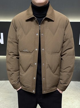 1404-2-AS205—P149 高品质印花50绒棉衣潮流时尚简约休闲百搭1帅