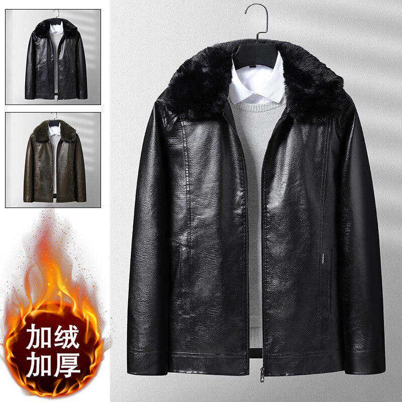 1404-2-5722-p50-2025 休闲宽松 立体 外套皮衣图片