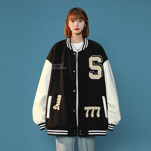 1404-1-9205-p80高品质棒球服潮流 时尚简约休闲百搭外套图片