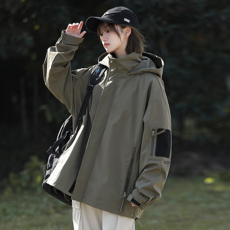 1404-1-9335-p85高品质棒球服潮流冲锋衣时尚简外套休闲百搭，男装夹克，星座1404-3