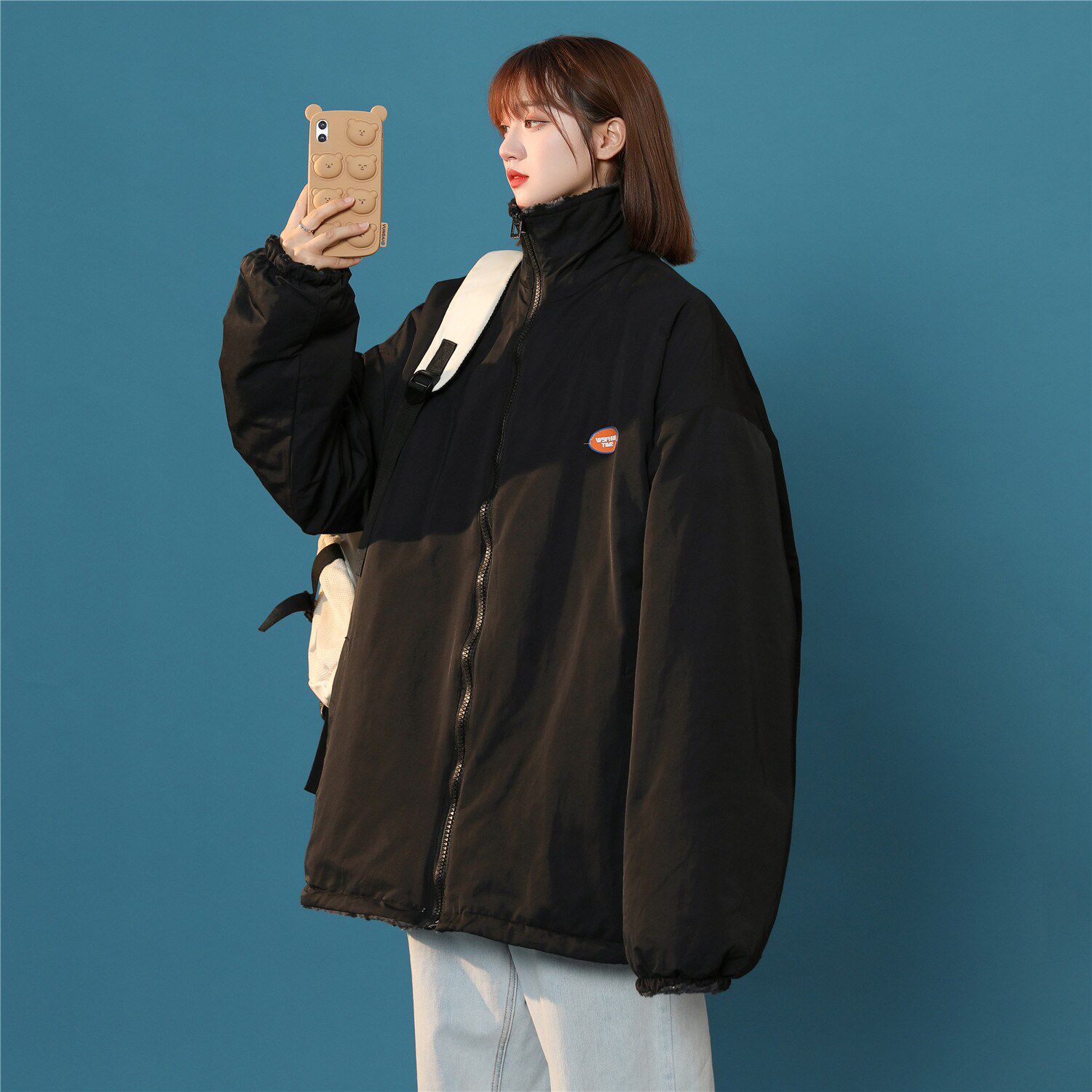 男女棉衣新款港风棉衣1404-2-m627-P120棉服,男装夹克,星座1404-3