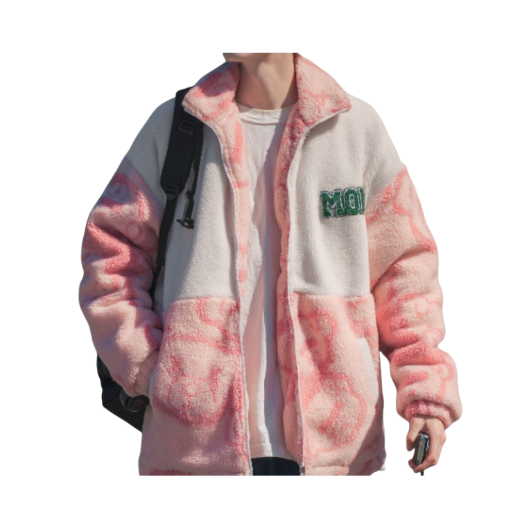男女加厚棉服港风棉休闲外套羊羔毛1404-1-9177-P95，男装棉衣，星座1404-1