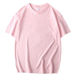 1404-2-T42-p15纯棉短袖男女t恤潮牌新款韩版宽松上衣