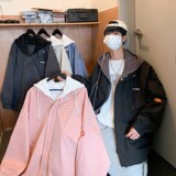 1404-S222-P75男女假两件百搭频谱新款港风夹克男生外穿，男装夹克，星座1404-3
