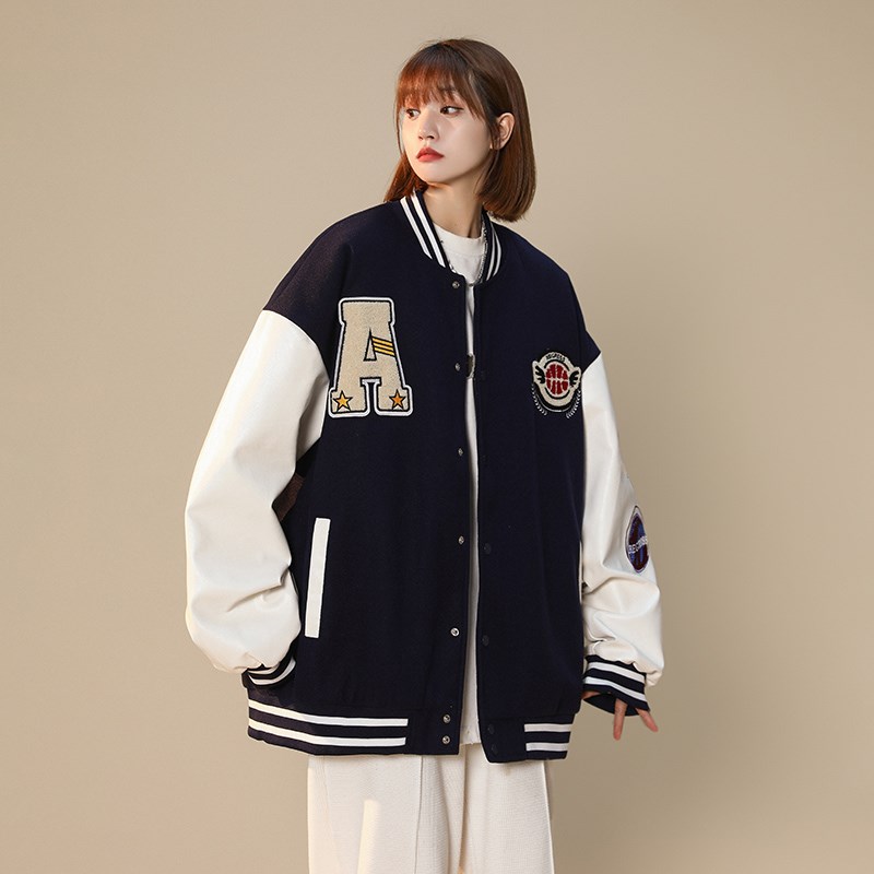 1404-1-9200-p80高品质棒球服潮流时尚外套简约休闲百搭,男装夹克,星座1404-3