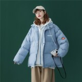 男女假两件针1404-2-m619-P95港风外套御寒棉衣保暖棉服，男装夹克，星座1404-3