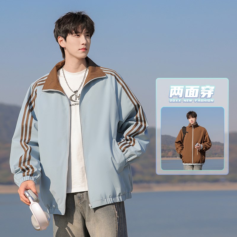 复古女外套夹克情侣百搭潮男女青少年1404-1-99969-p75,男装夹克,星座1404-1