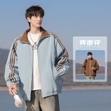 复古女外套夹克情侣百搭潮男女青少年1404-1-99969-p75，男装夹克，星座1404-1