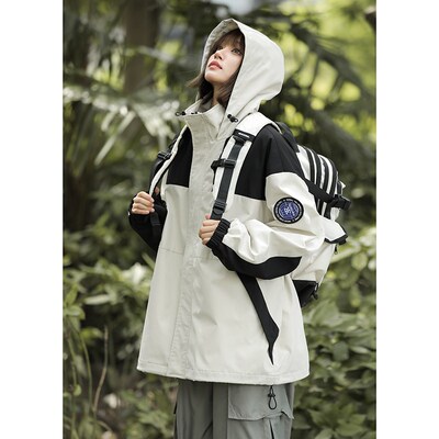 1404-1-9336-p60新款夹克 百分百聚酯纤维港风中性外套限价109