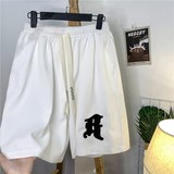 夏天潮新款青少年1404-1-dk327-p25阔腿裤子薄款短裤中裤，商品下架区，星座1404-1